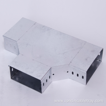 Hot dip galvanized wireway horizontal connection cable tray